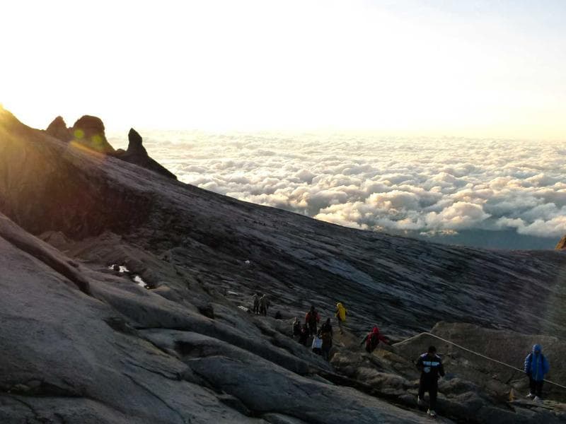 Executive hotel exterior on Malé central boulevard at twilight
